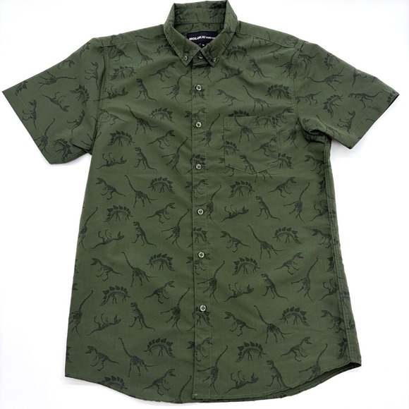 Molokai Surf Co. Other - Molokai Surf Co. ~ Men's ~ Dark Green Shirt ~ Dinosaur Design~ M